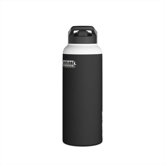 Rise Up Warrior: Mighty Warrior Trademark Design for Men - Stainless Steel Water Bottle