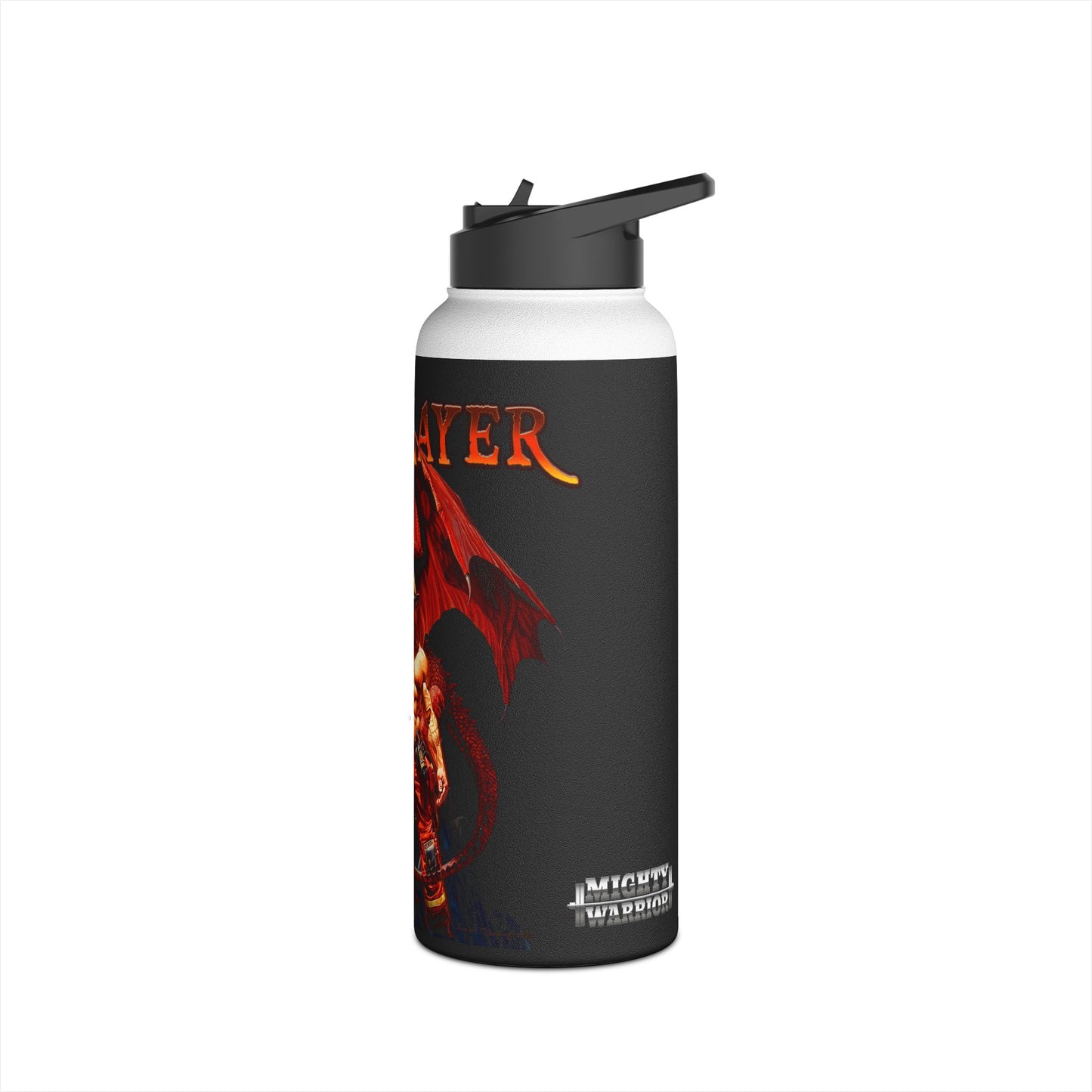 Fire Slayer - Stainless Steel Water Bottle, Standard Lid