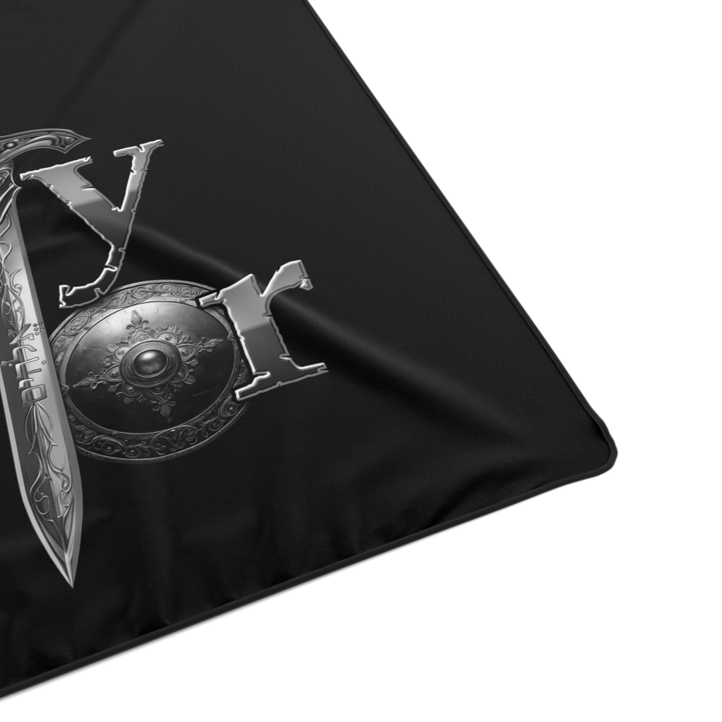 Mighty Warrior Polyester Blanket | Cozy Throw for Gamers, Perfect for Gifts, Home Decor, and Cozy Nights