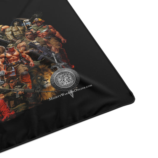 Mighty Warriors Polyester Blanket | Cozy Decor for Gaming Nights, Movie Marathons, Gifts for Comic Fans, Adventure Lovers, Home Comfort