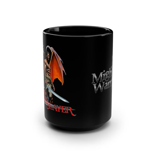 Return of the Dragon Slayer, Black Mug, 15oz