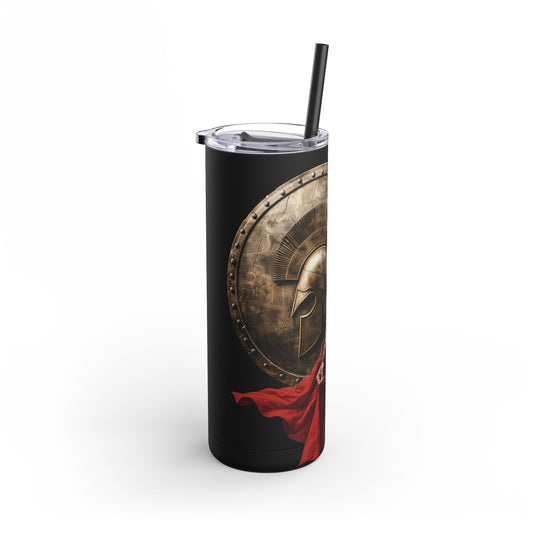 Spartan Warrior Colorful Design, Mighty Warrior Trademark, Tumbler, 20oz