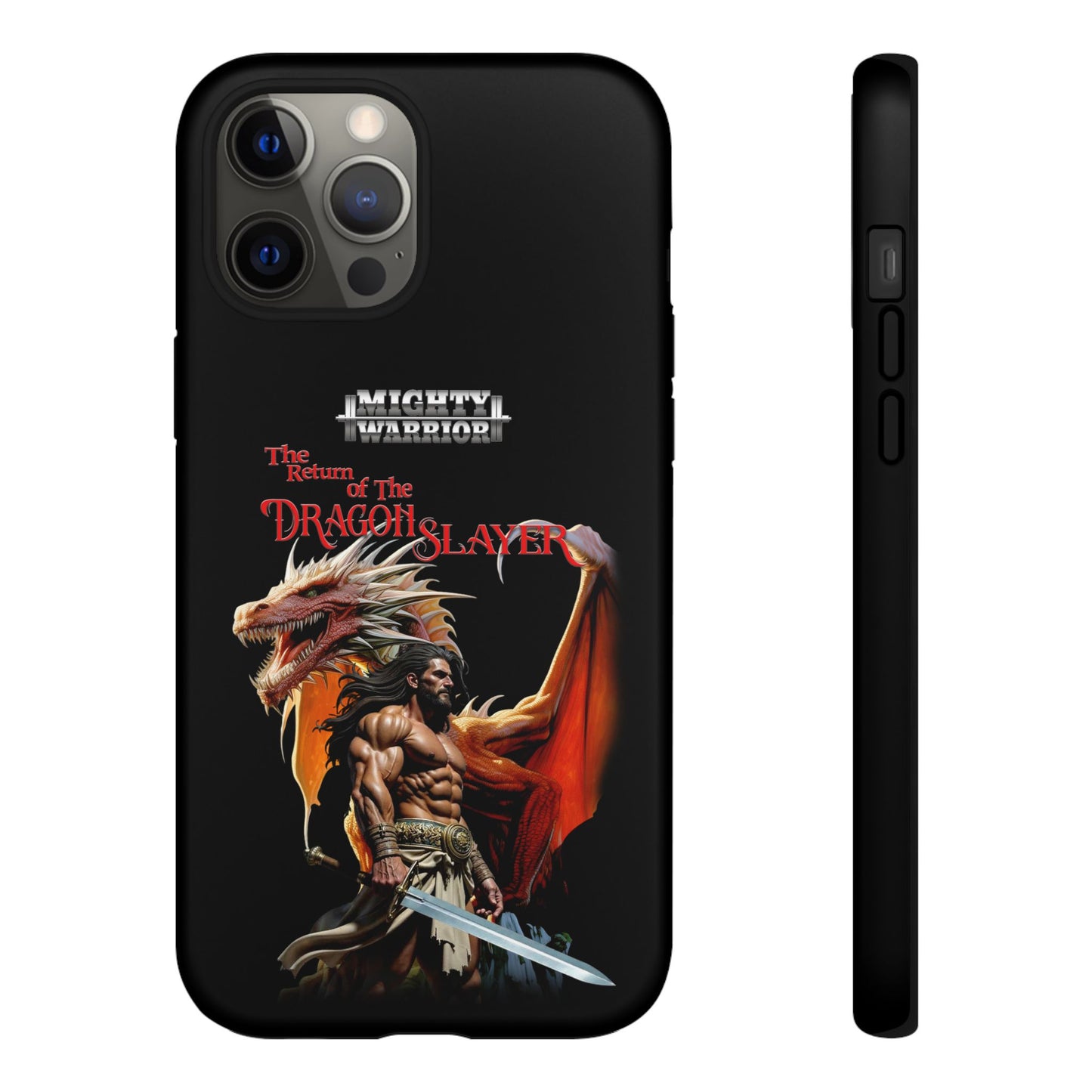 Dragon Slayer Tough Phone Case - Mighty Warrior Design