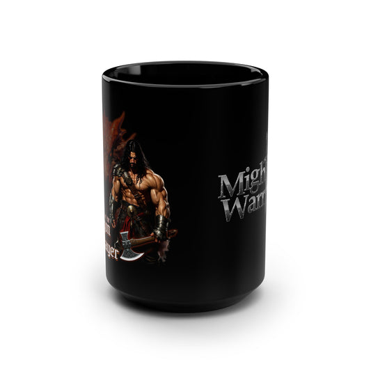 Return of the Dragon Slayer2 - Mighty Warrior Coffee Mug, 15oz Black Mug, Gift for Gamers, Motivation Mug, Perfect for Fantasy Lovers, Unique Collectible
