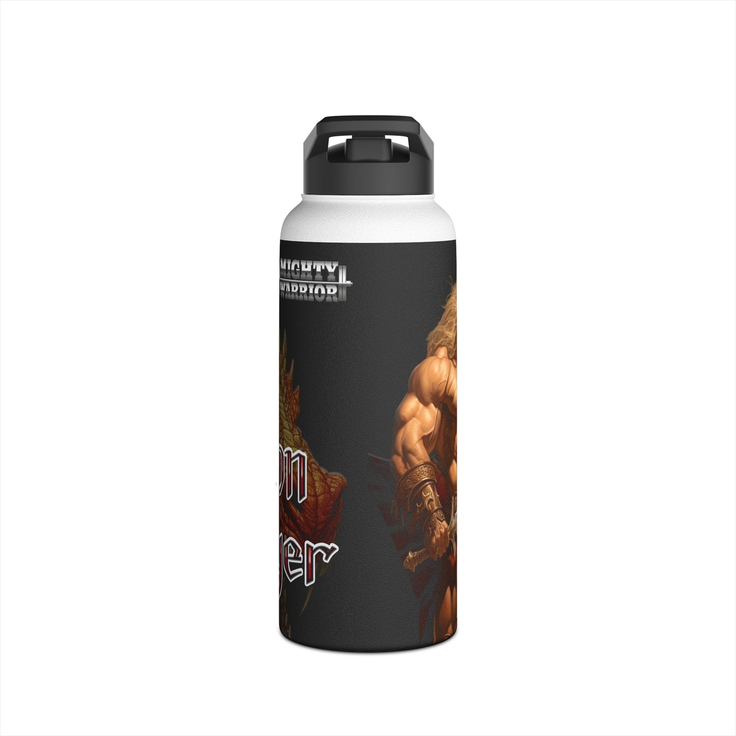 Dragon Slayer - Stainless Steel Water Bottle, Standard Lid