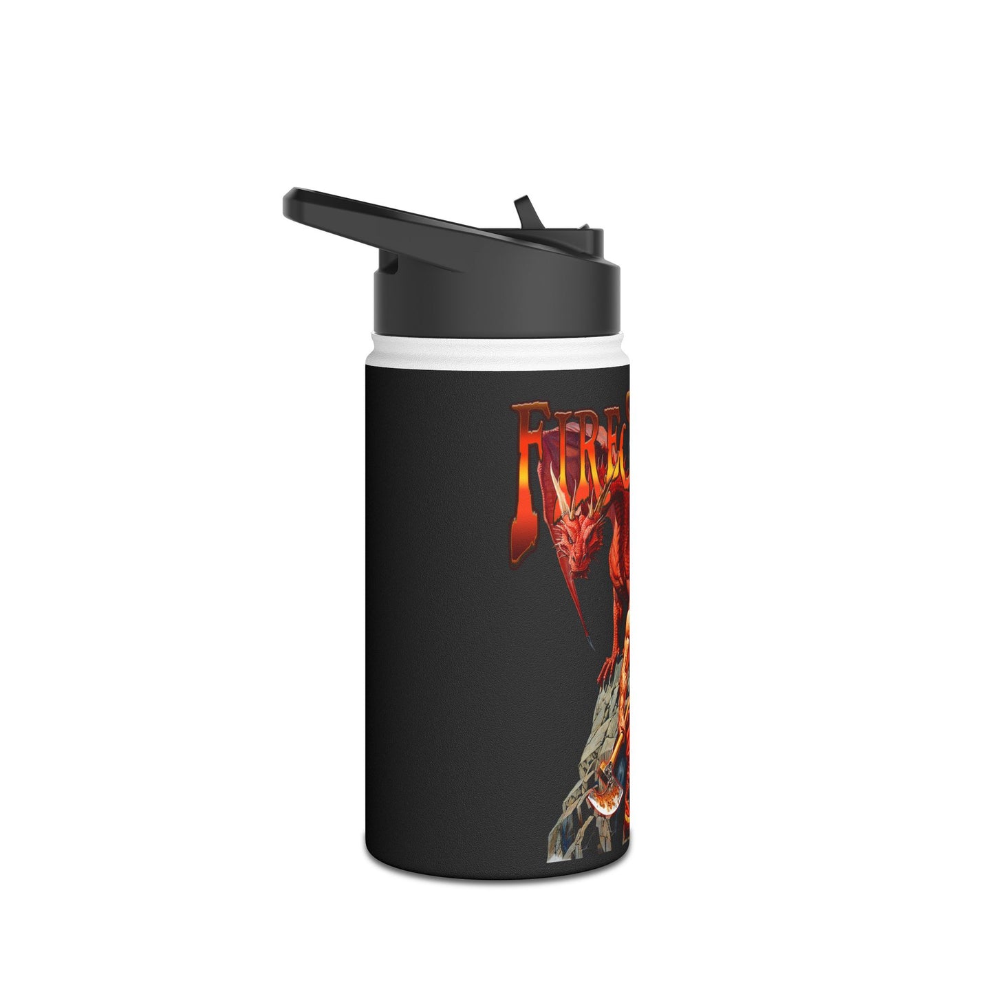 Fire Slayer - Stainless Steel Water Bottle, Standard Lid
