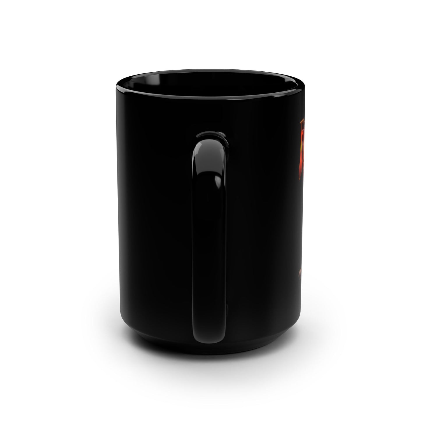 Fire Slayer, Black Mug, 15oz