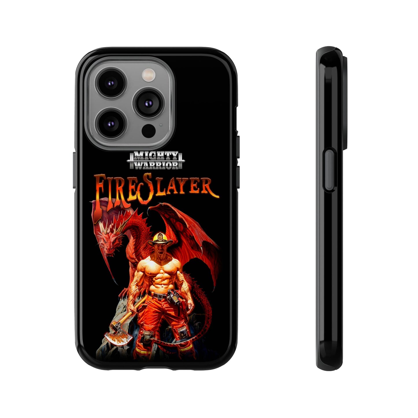 Fire Slayer Tough Phone Case - Durable Protection for Gamers