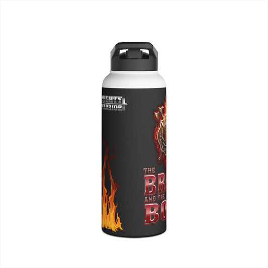 Brave and the Bold - Stainless Steel Water Bottle, Standard Lid