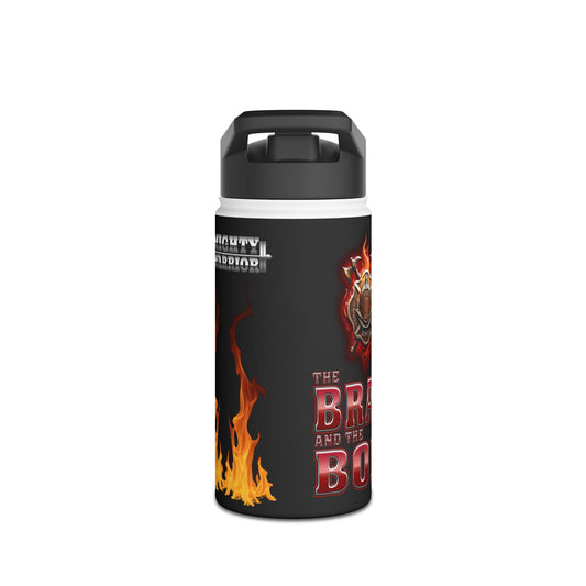 Brave and the Bold - Stainless Steel Water Bottle, Standard Lid