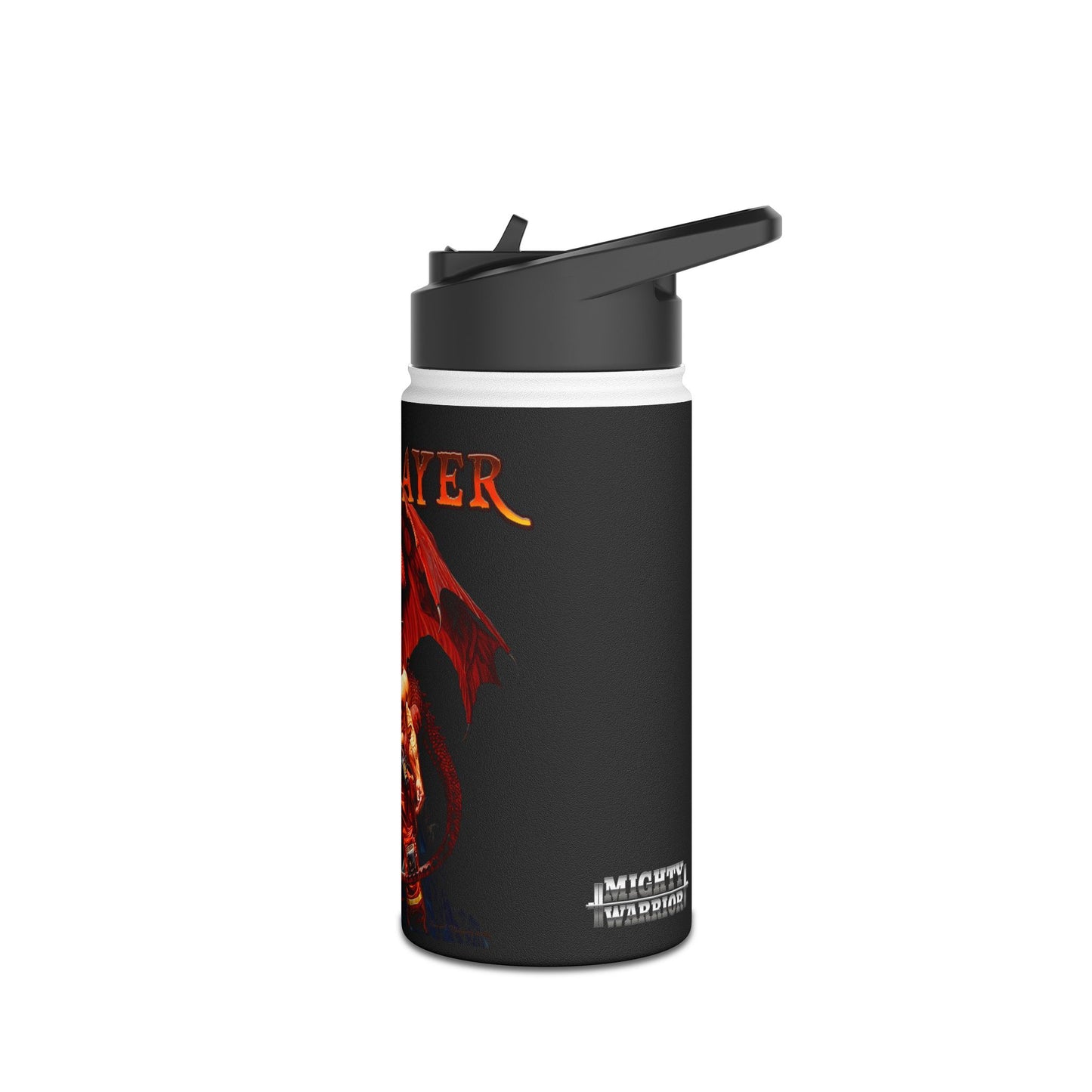 Fire Slayer - Stainless Steel Water Bottle, Standard Lid