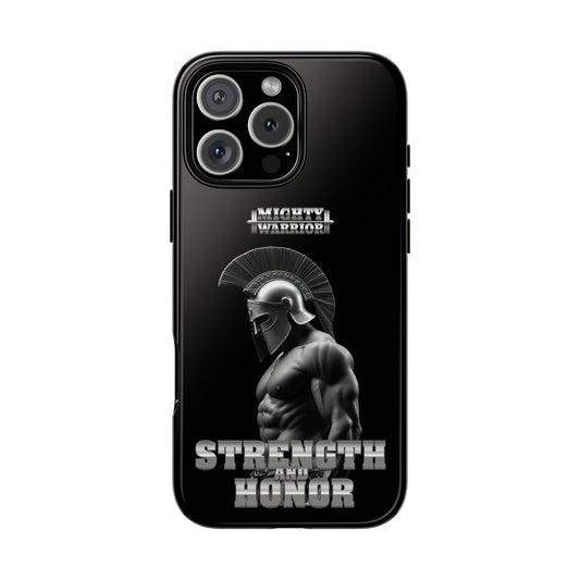 Strength and Honor Tough Phone Case