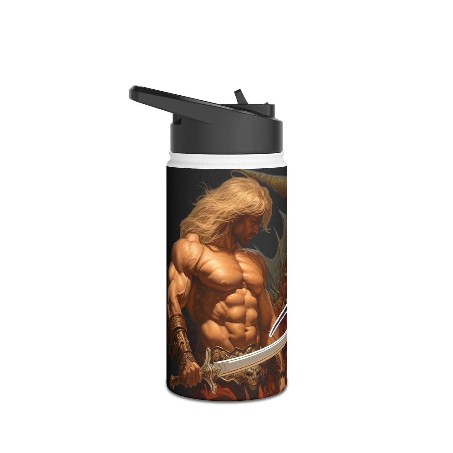 Dragon Slayer Stainless Steel Water Bottle - Adventure Gear for Heroes