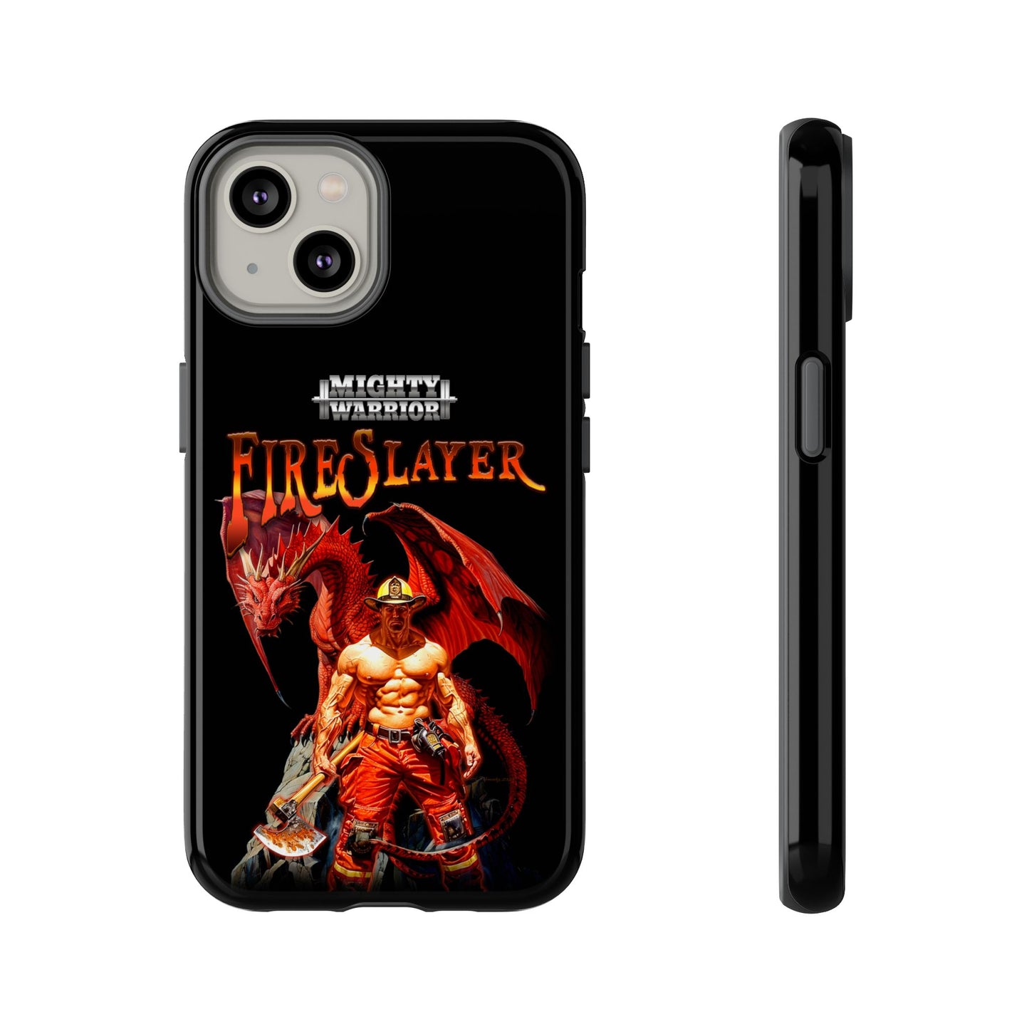 Fire Slayer Tough Phone Case - Durable Protection for Gamers