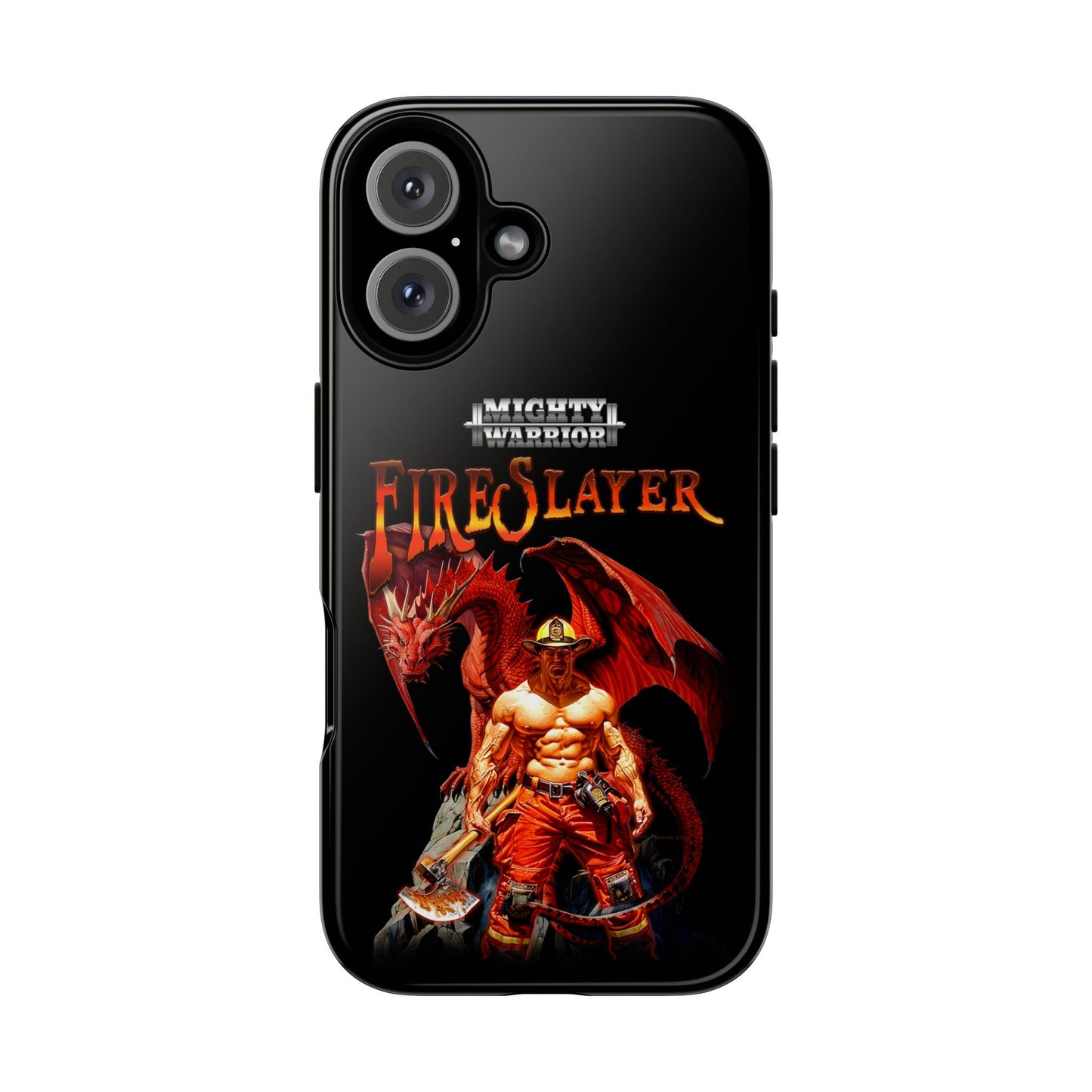 Fire Slayer Tough Phone Case - Durable Protection for Gamers