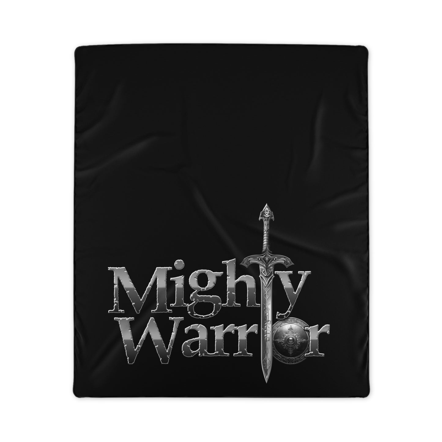 Mighty Warrior Polyester Blanket | Cozy Throw for Gamers, Perfect for Gifts, Home Decor, and Cozy Nights