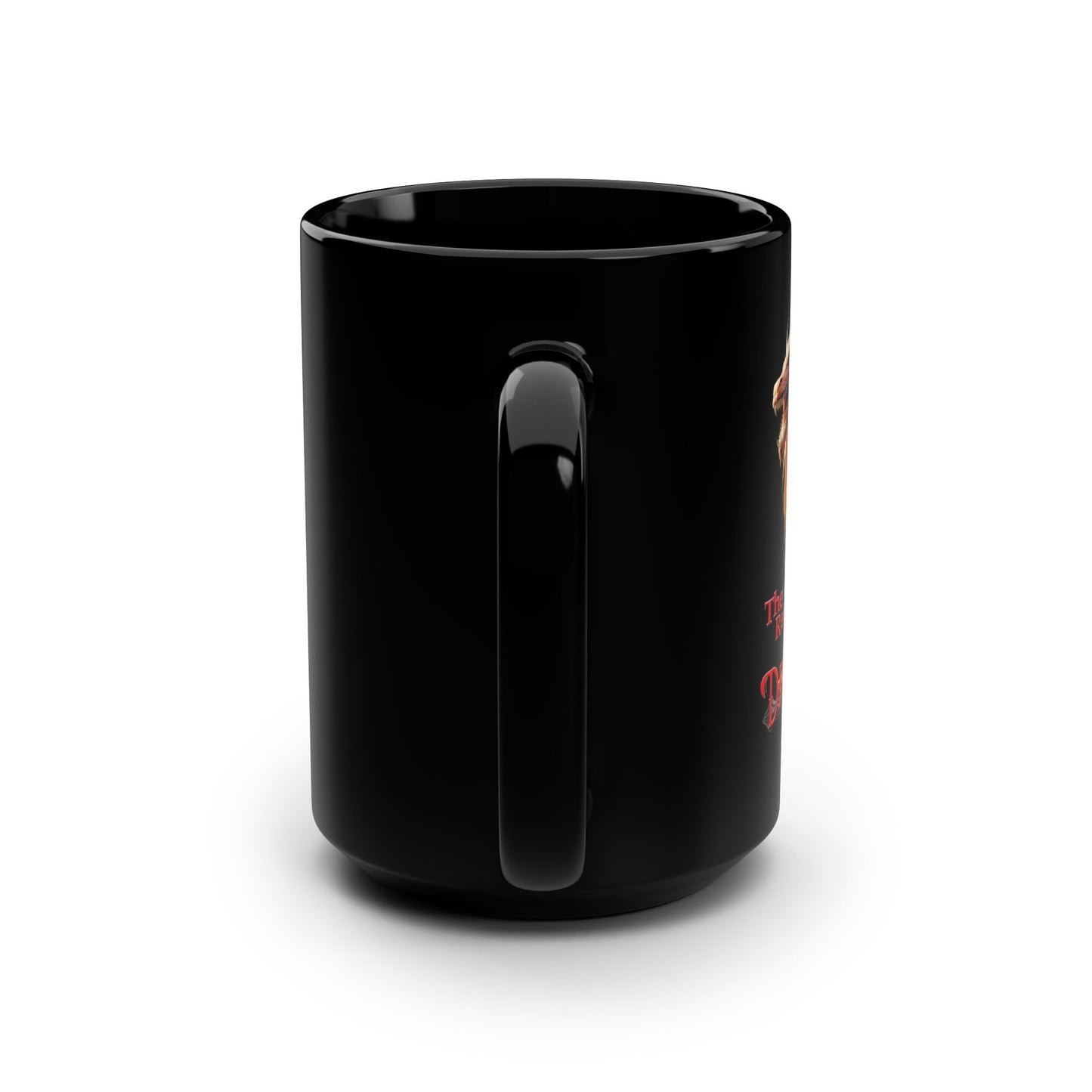 Return of the Dragon Slayer, Black Mug, 15oz