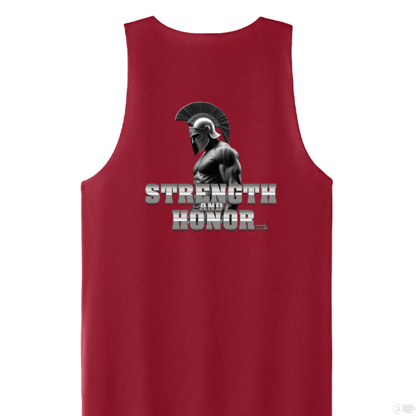 Deep Red/ White - BACK