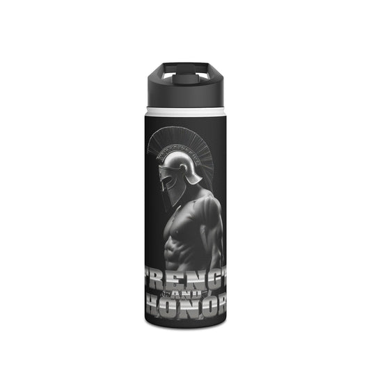 Water Bottle - Strength and Honor Spartan Warrior