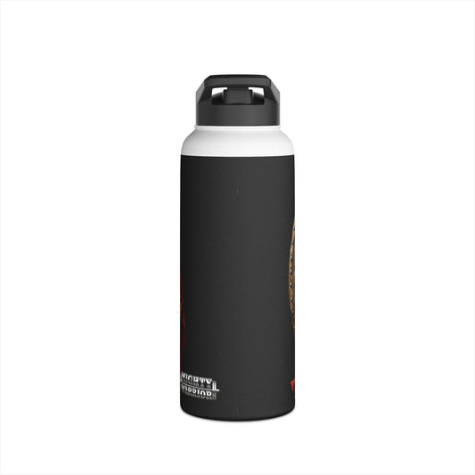 Spartan Warrior Colorful Design, Mighty Warrior Trademark - Stainless Steel Water Bottle