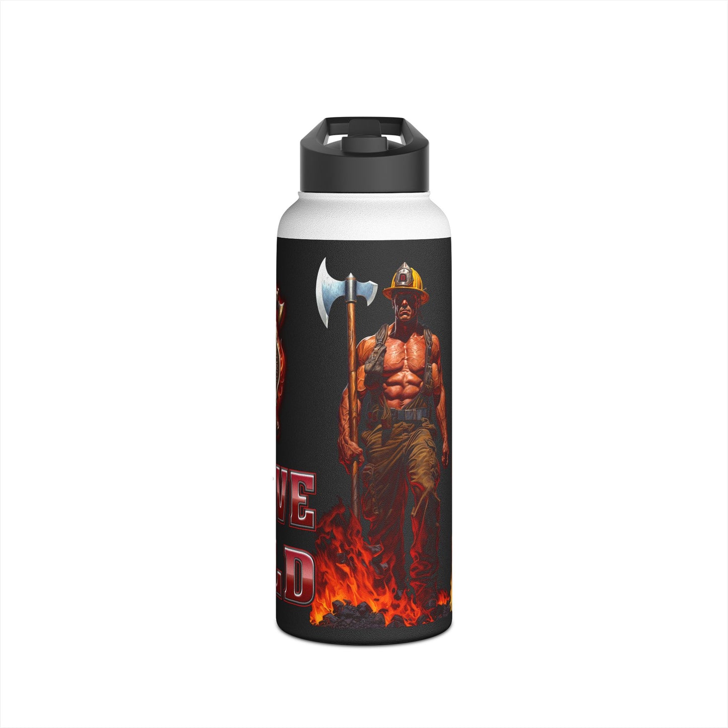 Brave and the Bold - Stainless Steel Water Bottle, Standard Lid