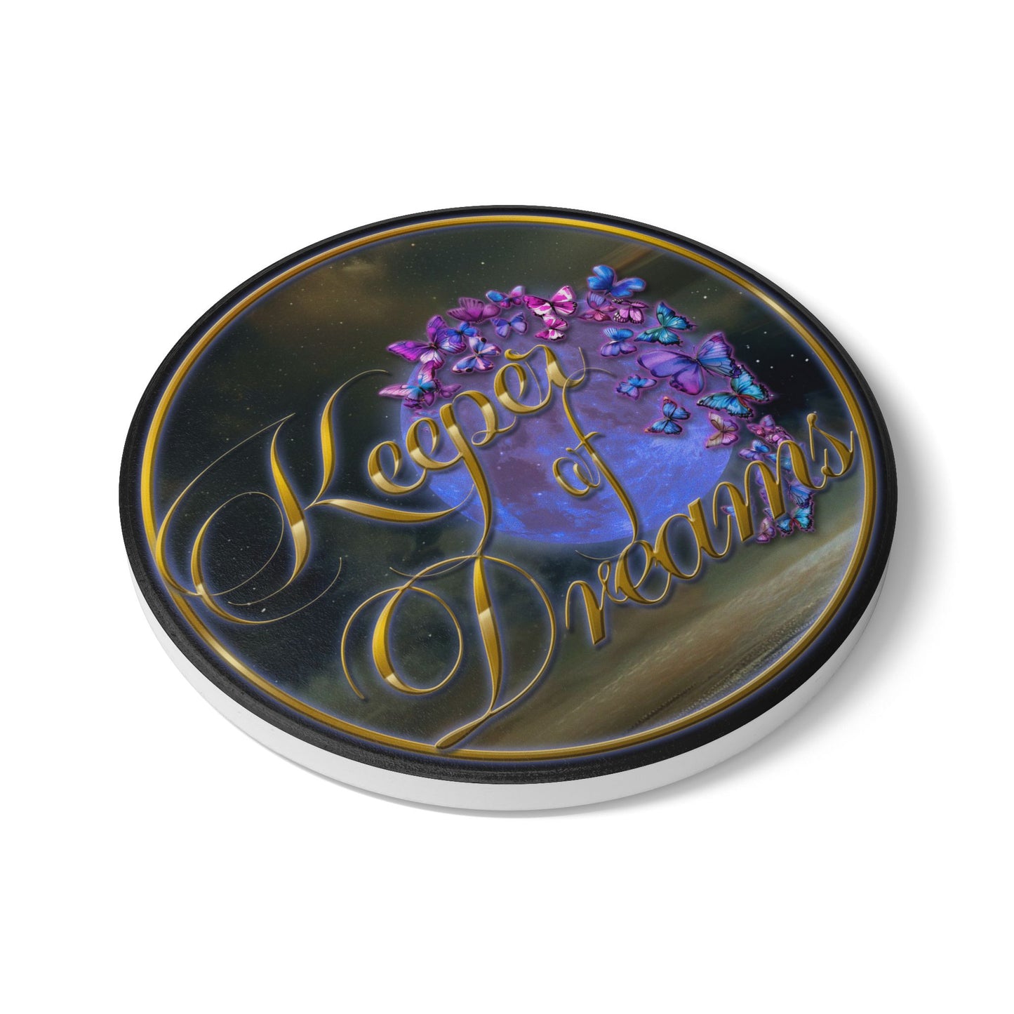 Dreamy Floral Ceramic Coaster Set | Keeper of Dreams Coasters | Home Decor, Housewarming Gift, Coffee Table Accessories, Gift for [...]