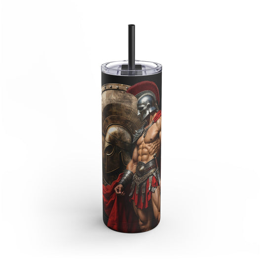 Spartan Warrior Colorful Design, Mighty Warrior Trademark, Tumbler, 20oz