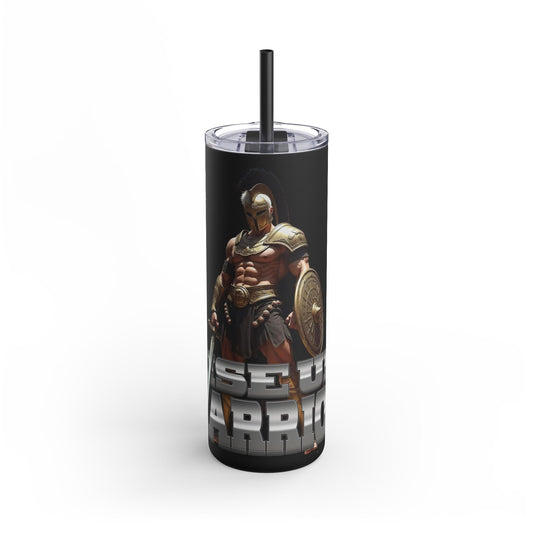 Rise Up Warrior: Mighty Warrior Trademark Design for Men, Tumbler, 20oz