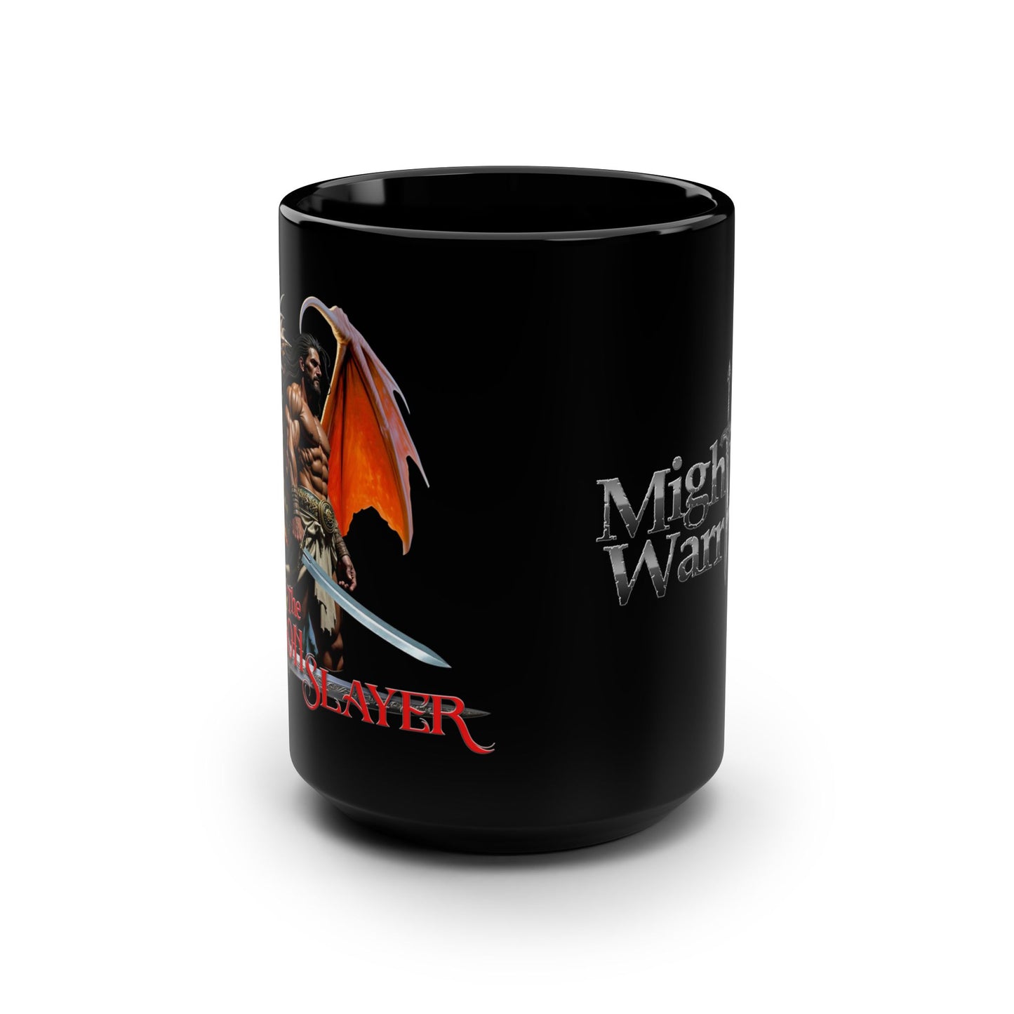 Return of the Dragon Slayer, Black Mug, 15oz