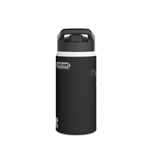 Adapt and Overcome Mighty Warrior Trademark Design - Stainless Steel Water Bottle, Standard Lid