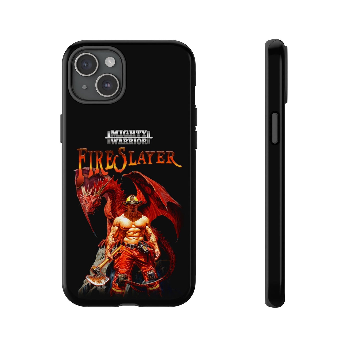 Fire Slayer Tough Phone Case - Durable Protection for Gamers