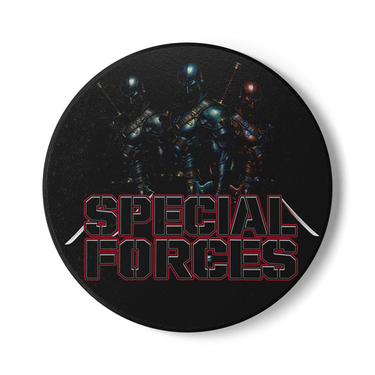 Special Forces Themed Ceramic Coaster, Gaming Coaster, Unique Home Decor, Gift for Dads, Military Decor, Housewarming