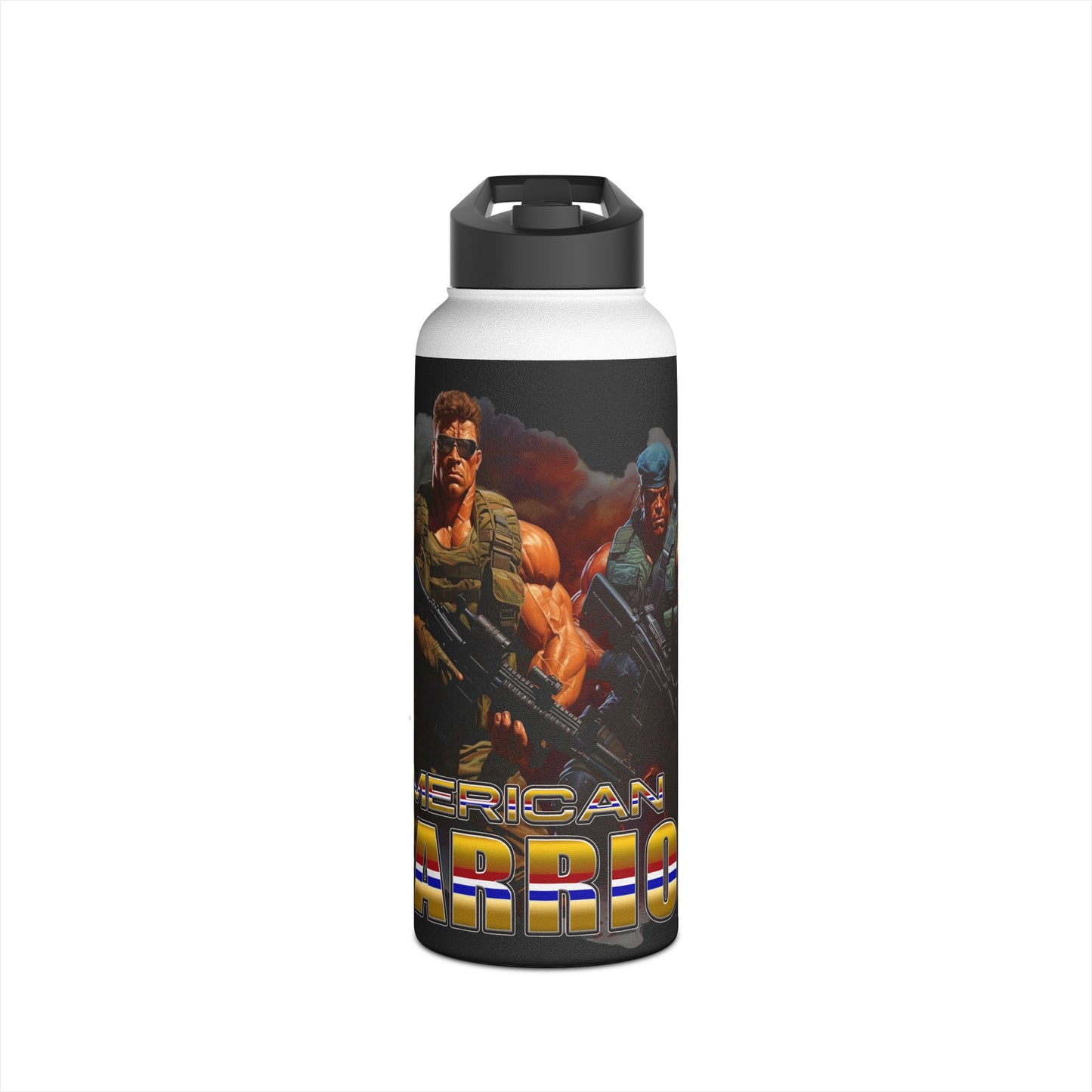 American Warriors Military Men Explosions Design, Stainless Steel