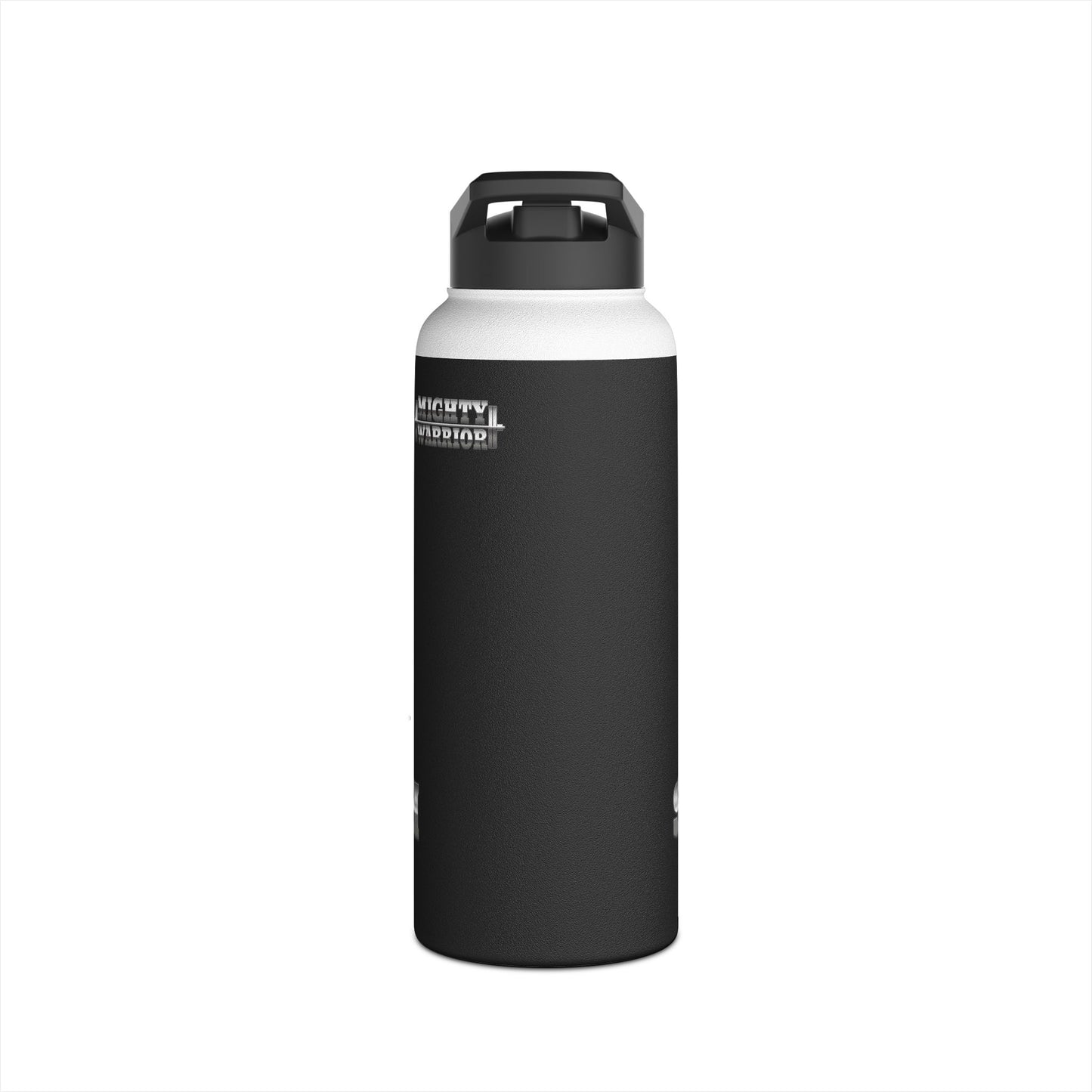 Strength and Honor Spartan Warrior - Stainless Steel Water Bottle, Standard Lid