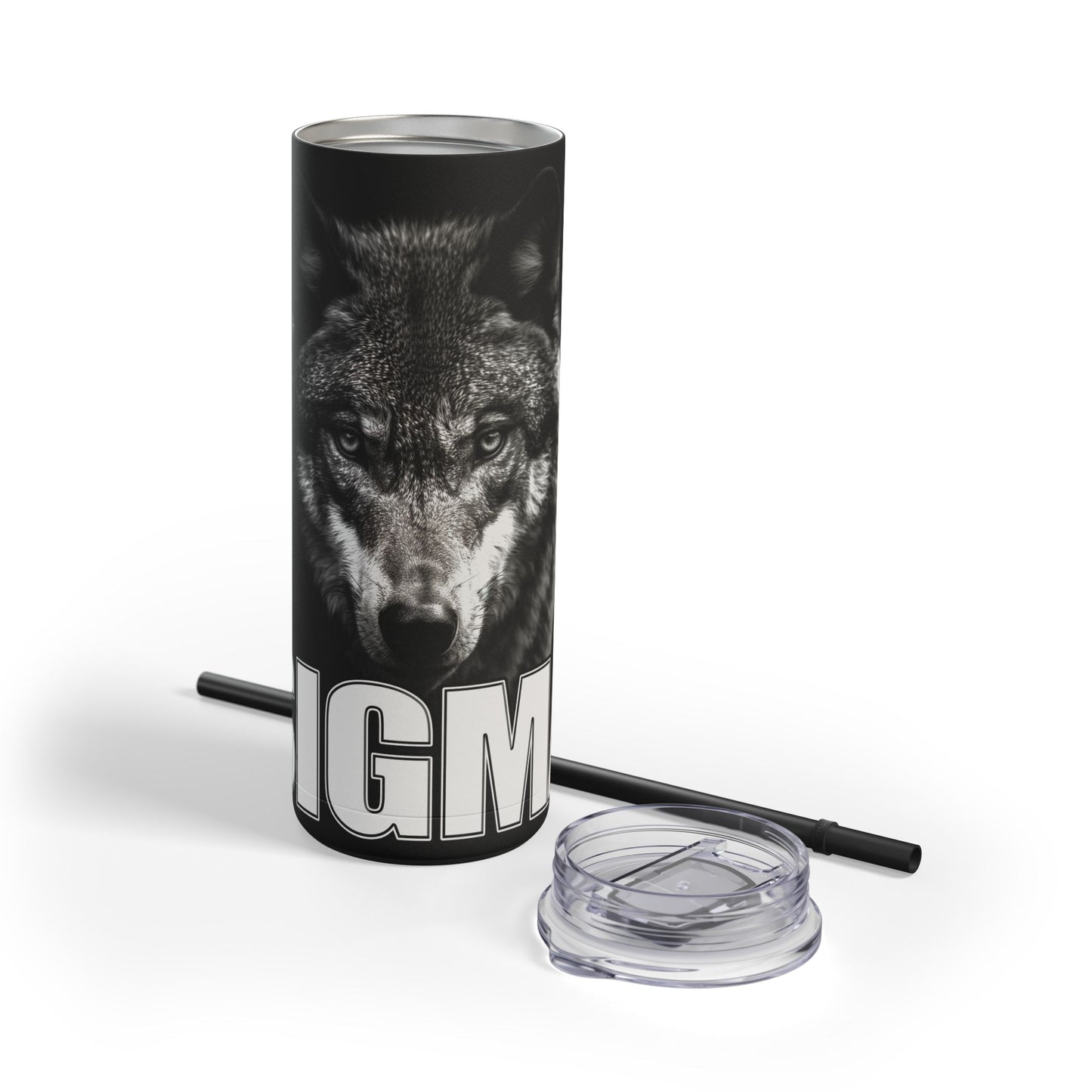 SIGMA Lone Wolf Among Men Mighty Warrior Trademark-Tumbler, 20oz