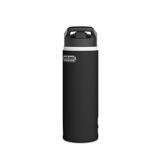 Water Bottle - SIGMA Lone Wolf Among Men Mighty Warrior Trademark