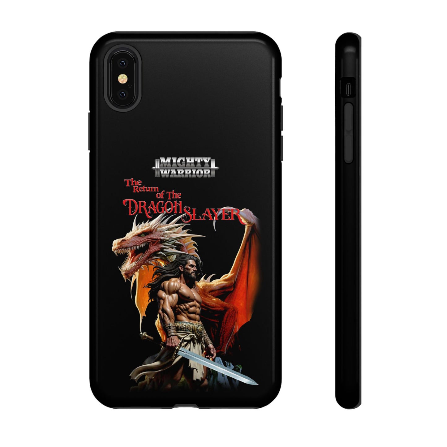 Dragon Slayer Tough Phone Case - Mighty Warrior Design