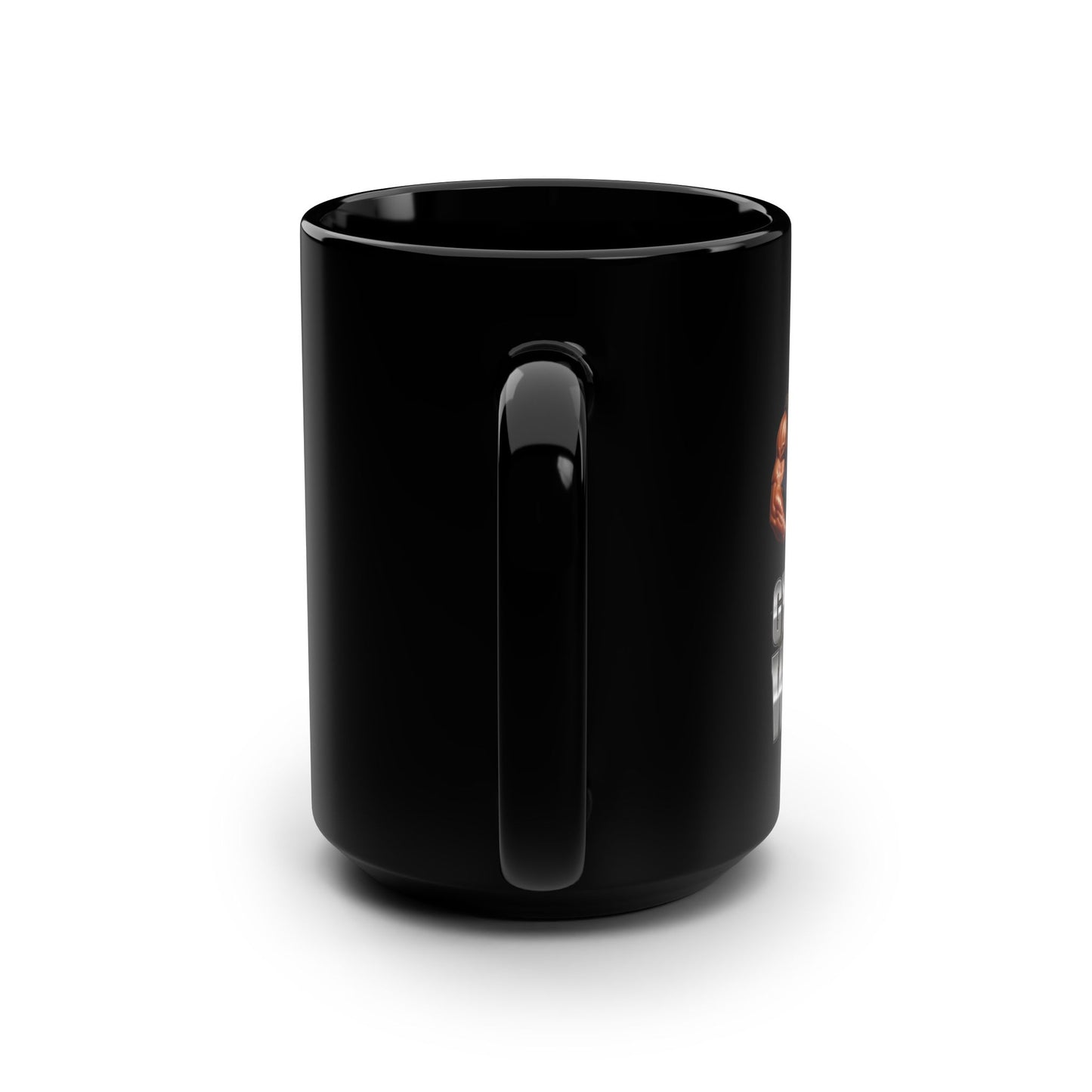 Gym Warzone Mug - 15oz Black Coffee Cup, Gift for Gamers, Personalized Warrior Mug, Unique Birthday Gift, Gamer Decor