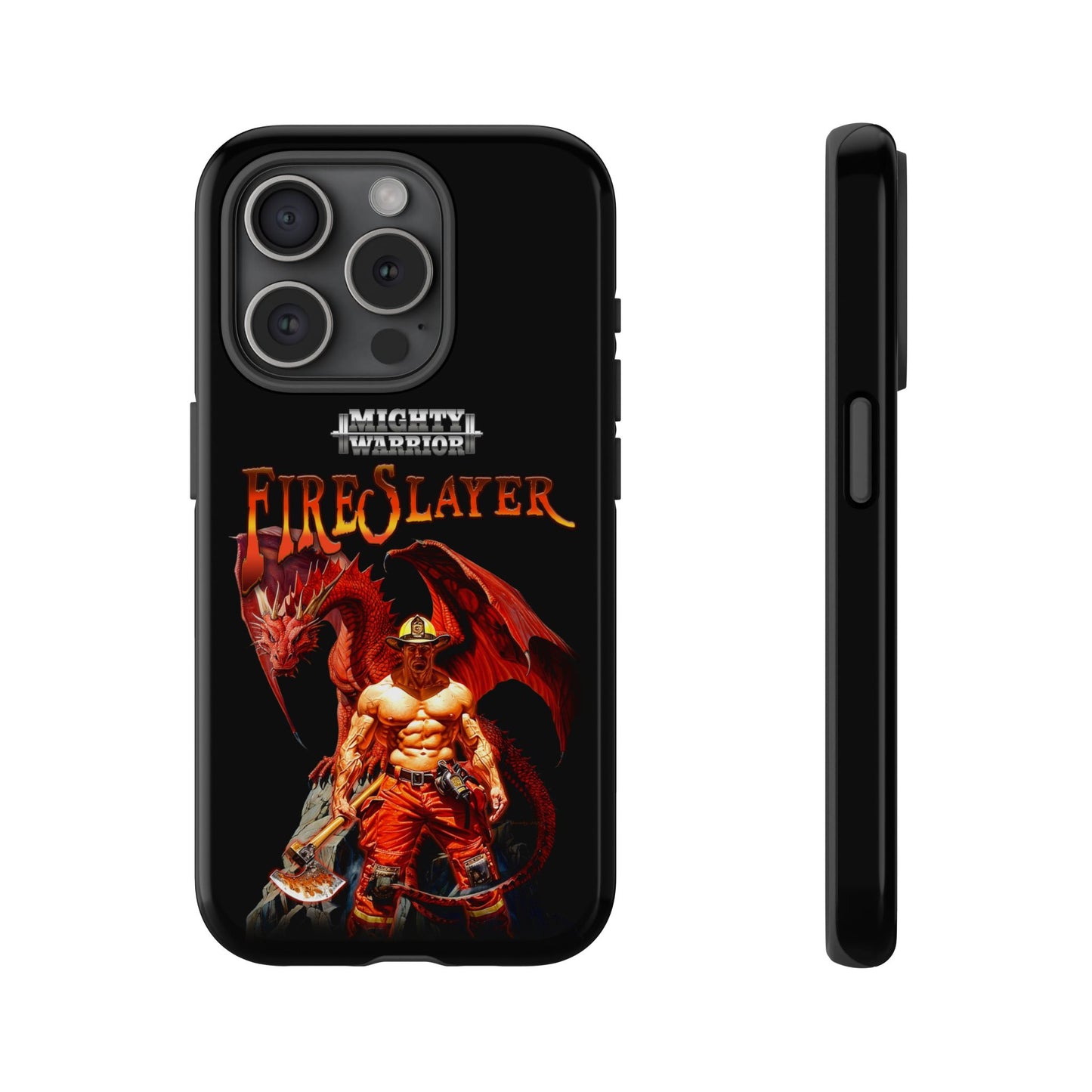 Fire Slayer Tough Phone Case - Durable Protection for Gamers