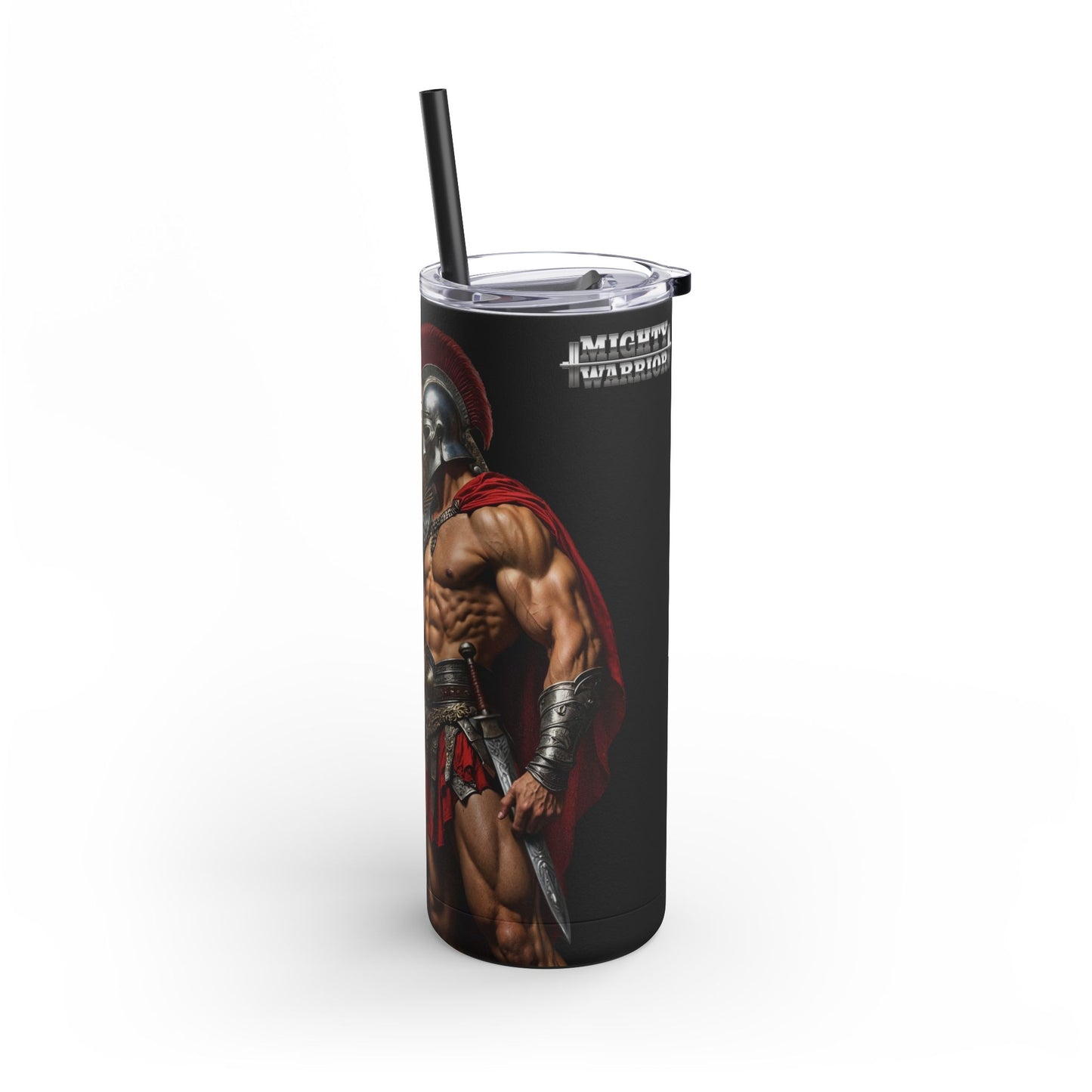 Spartan Warrior Colorful Design, Mighty Warrior Trademark, Tumbler, 20oz