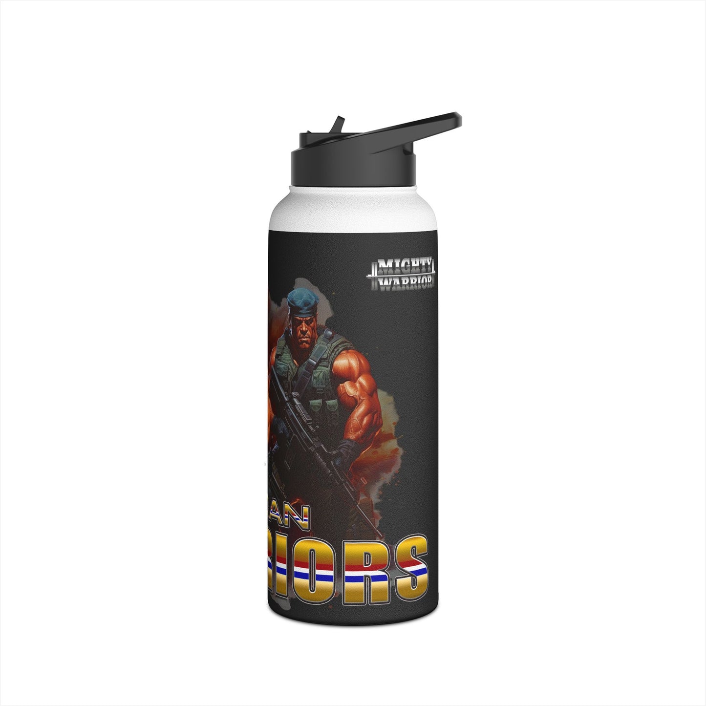 American Warriors Military Men Explosions Design, Stainless Steel