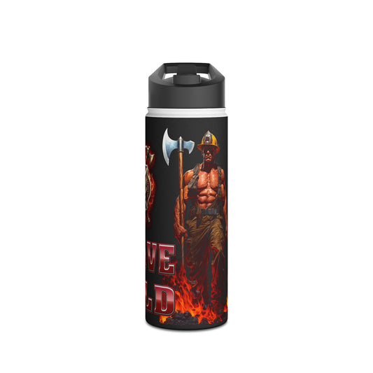 Brave and the Bold - Stainless Steel Water Bottle, Standard Lid