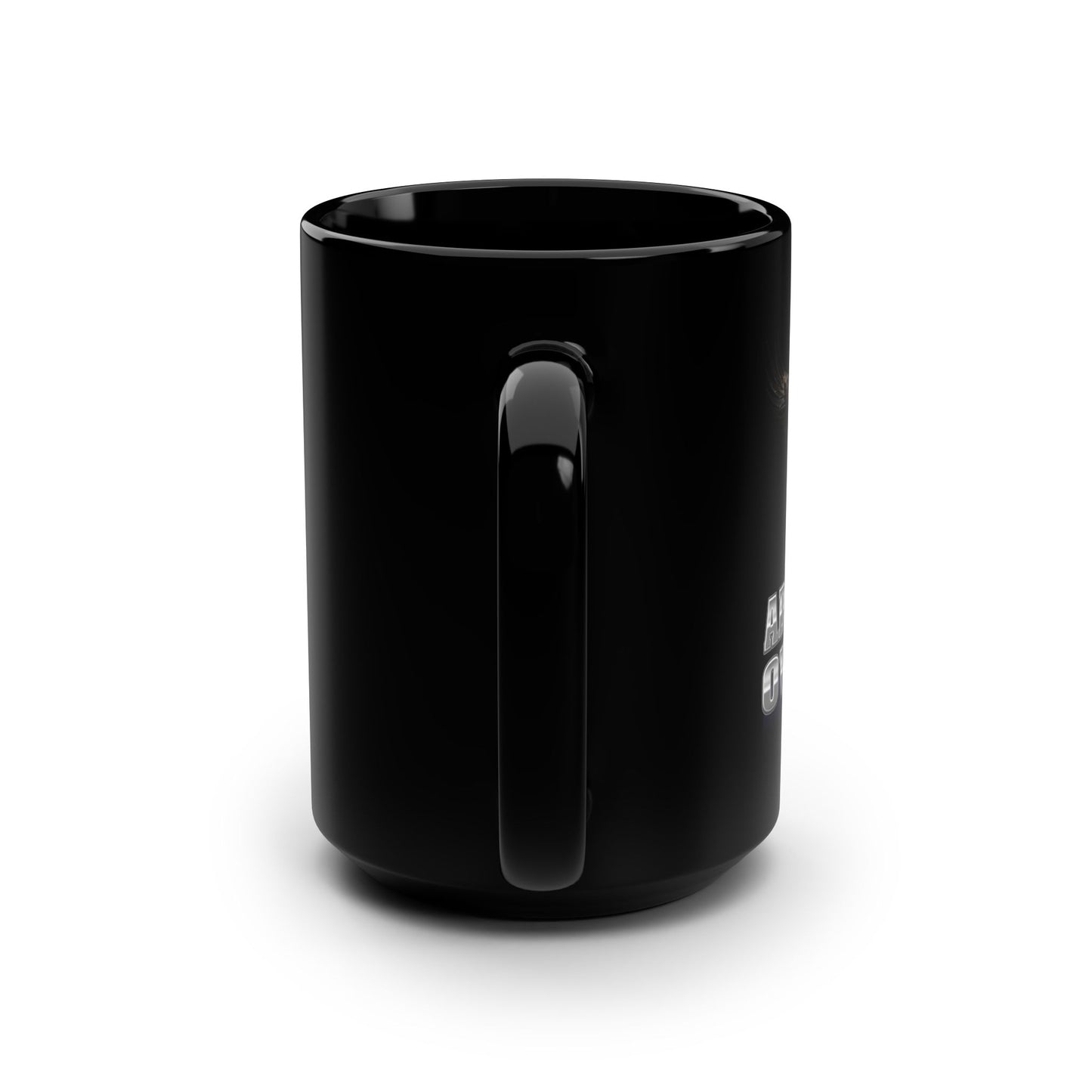 Adapt and Overcome Mighty Warrior Trademark Design, Black Mug, 15oz