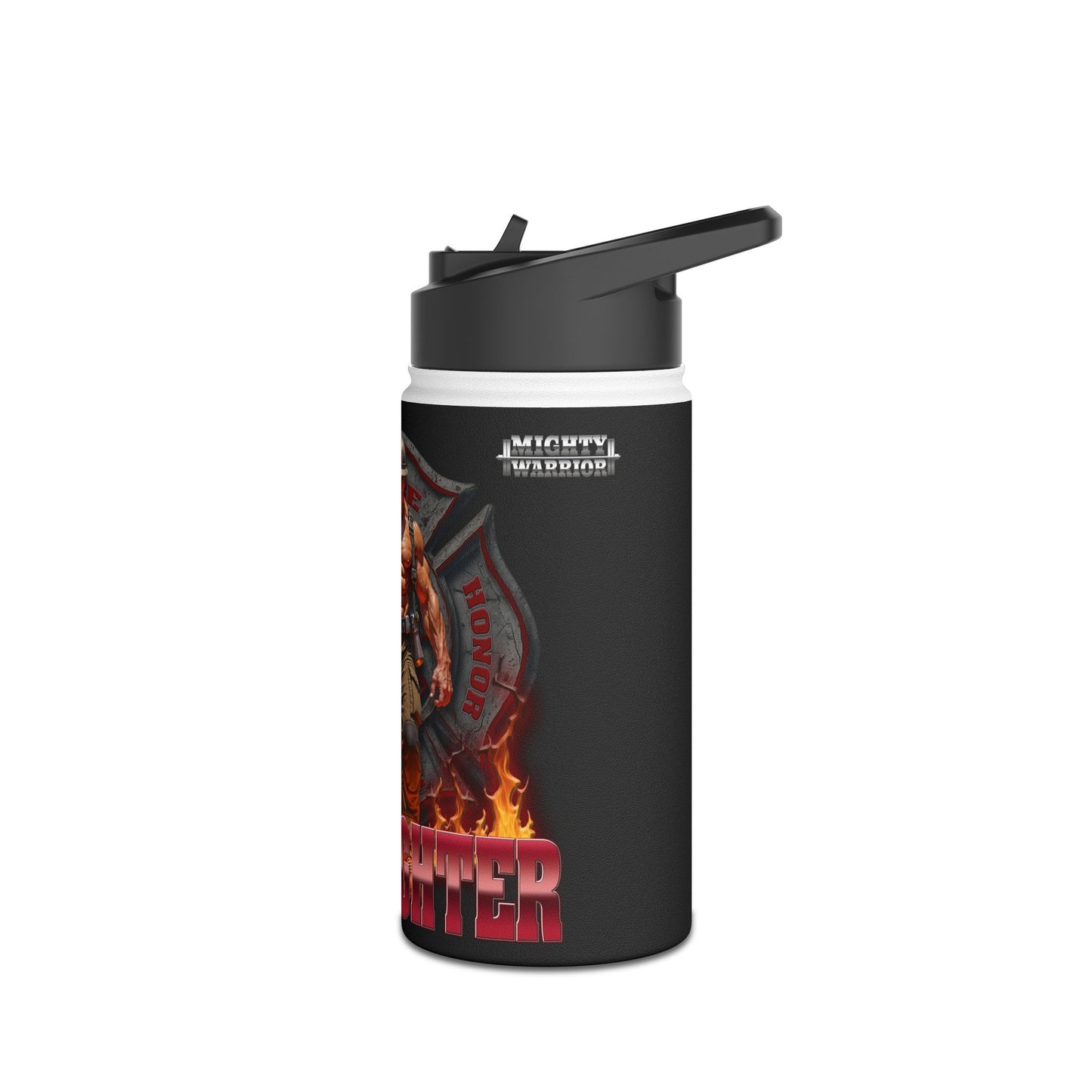 Firefighter Stainless Steel Water Bottle - Durable Hydration Gear for Heroes