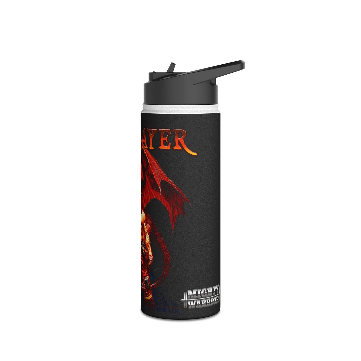 Fire Slayer - Stainless Steel Water Bottle, Standard Lid