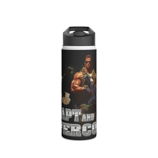 Water Bottle - Adapt and Overcome Mighty Warrior Trademark Design