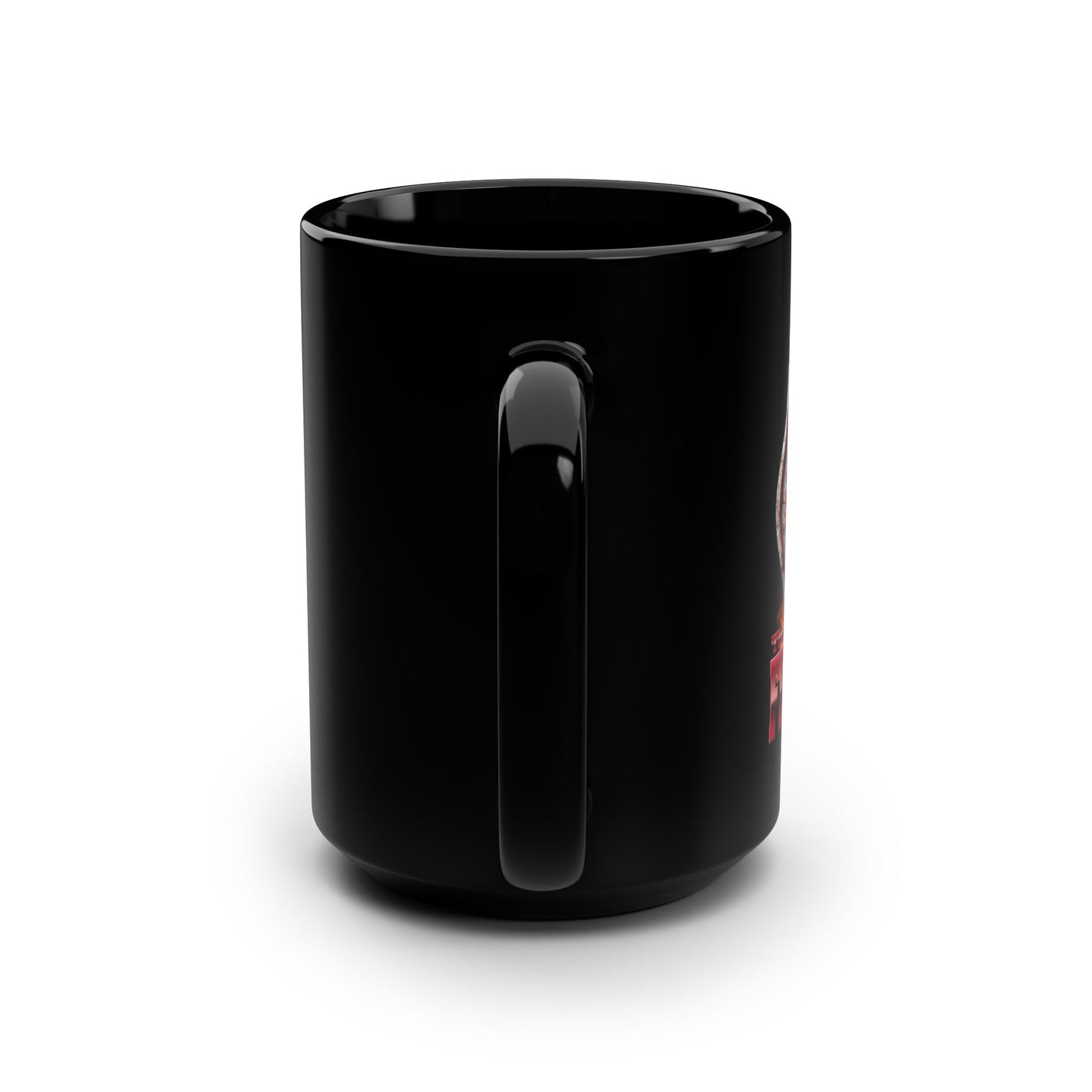 The Firefighter - Black Mug, 15oz