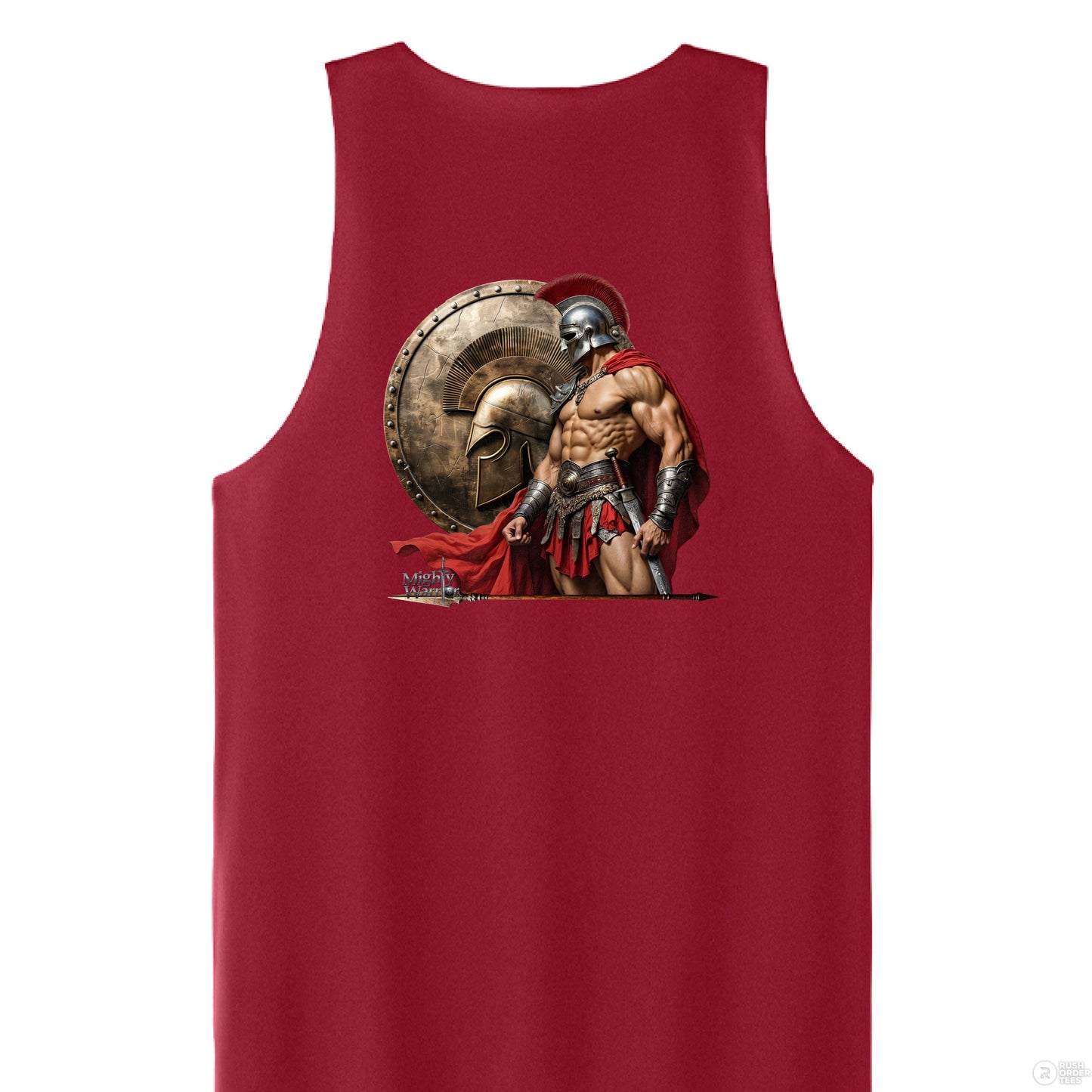 Deep Red/ White - BACK