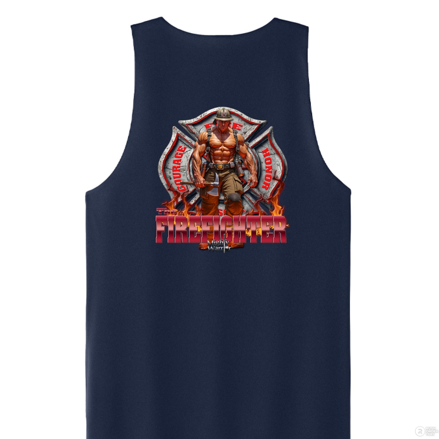 True Navy/White - BACK
