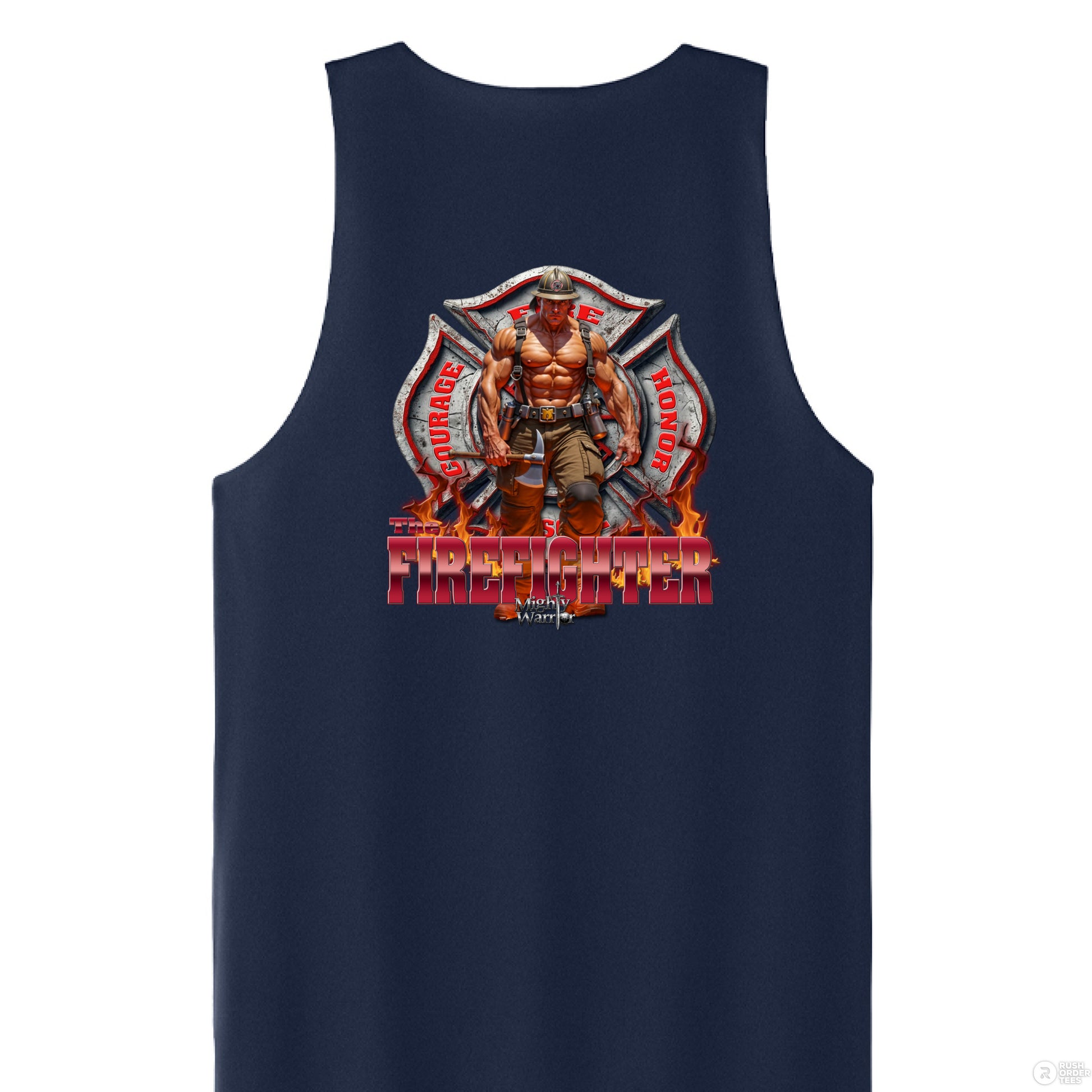 True Navy/White - BACK